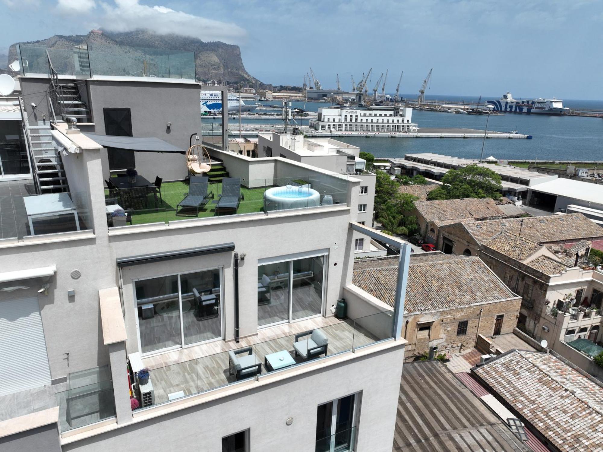 Marina Rooftop View Palerme Extérieur photo
