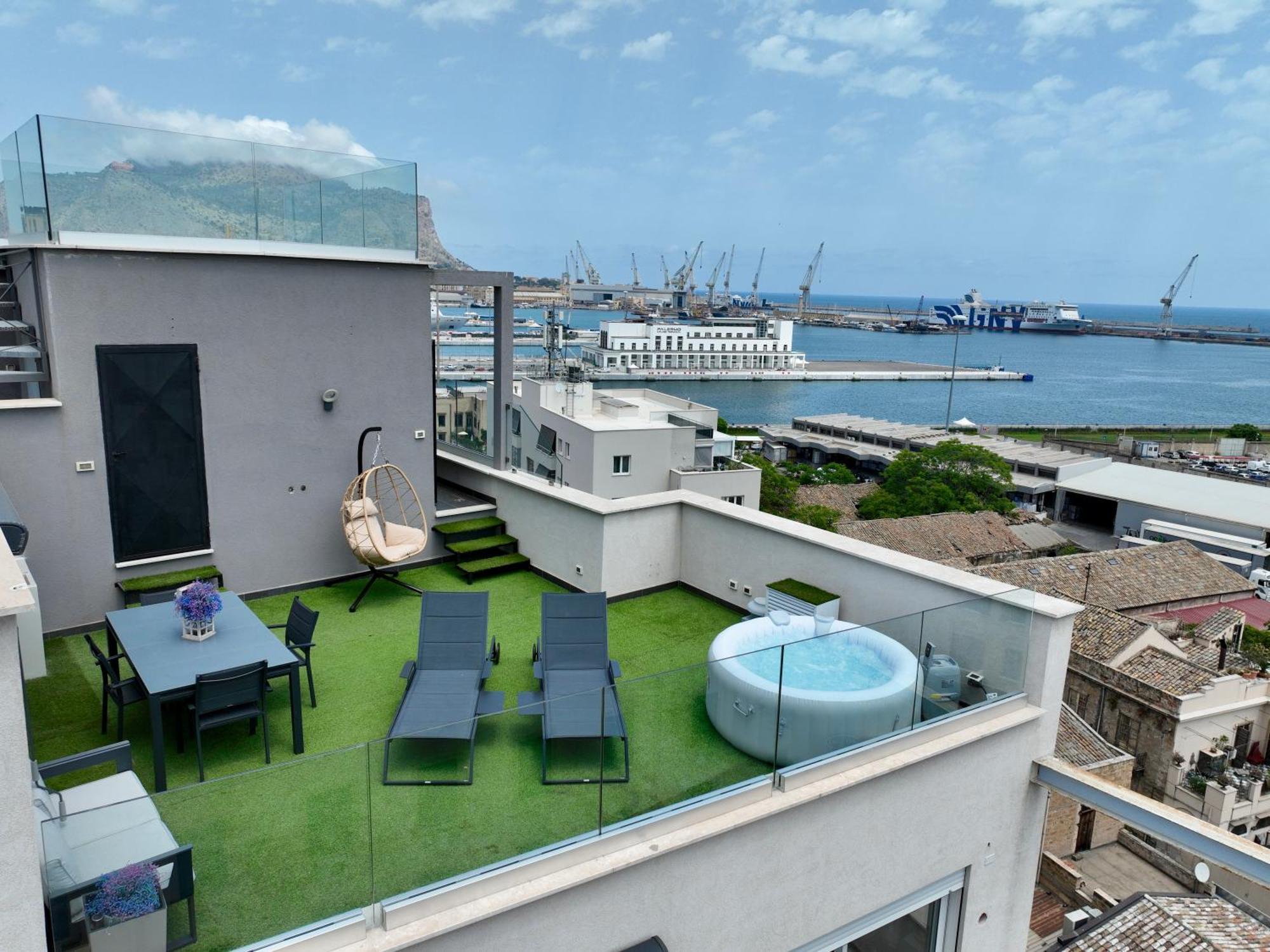 Marina Rooftop View Palerme Extérieur photo